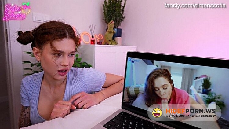 ManyVids - Sofia Simens - please DEEP YOUR DICK IN MY THROAT - saying my Step-sis [Full HD 1080p]