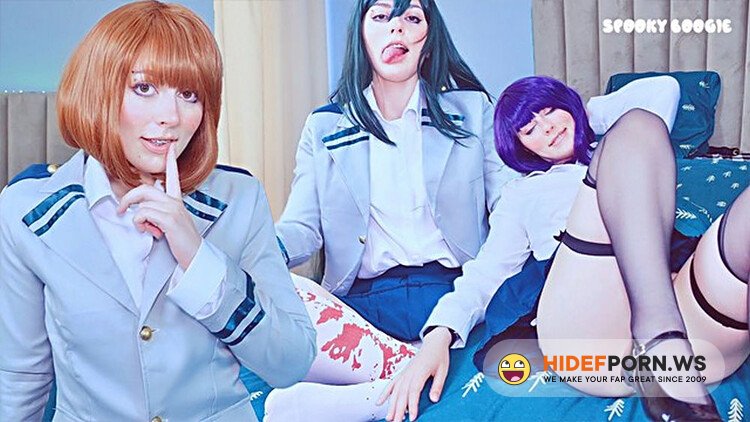 PornHub.com - Hentai Game: Three Sexy Classmates From UA Academy Try Seduce You To Fuck Their Pretty Holes [FullHD 1080p]