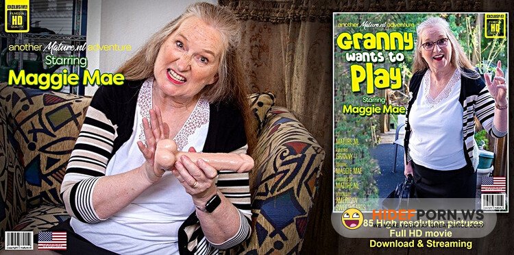 Mature.nl - Maggie Mae (61) - Maggie Mae is an American granny that loves to please her shaved pussy / 14496 [Full HD 1080p]