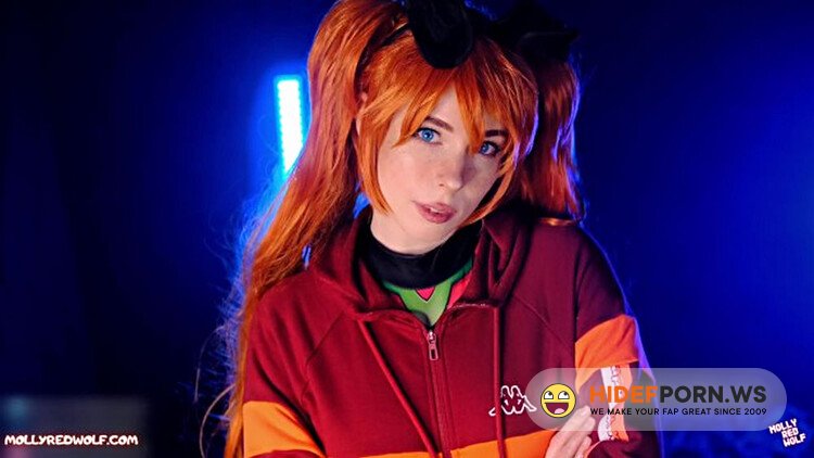 ModelHub - Sloppy Blowjob And Pussy Creampie. Evangelion Asuka Langley - MollyRedWolf [FullHD 1080p]