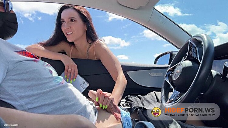 PornHub - Sexy Stranger Sucks Dick In a Car In a Public Parking Lot! [FullHD 1080p]