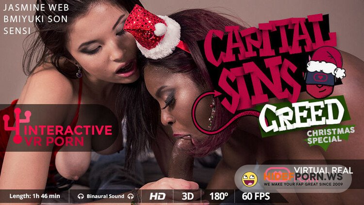 VirtualRealporn.com - Capital sins: Greed – Christmas Special: Jasmine Webb, Miyuki Son [FullHD 1080p]
