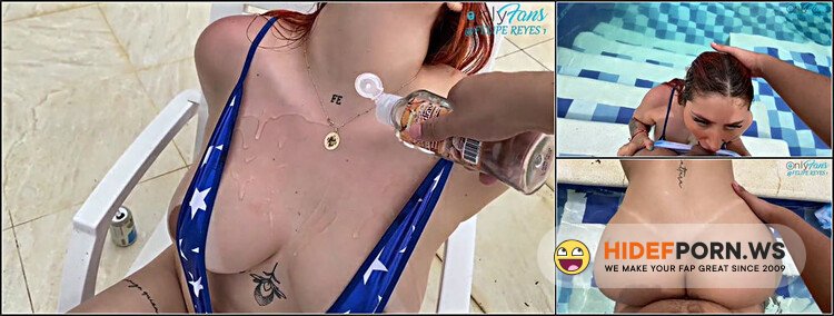Felipe Reyes - Colombian is fucked in the pool - Andrea Pardo [FullHD 1080p]