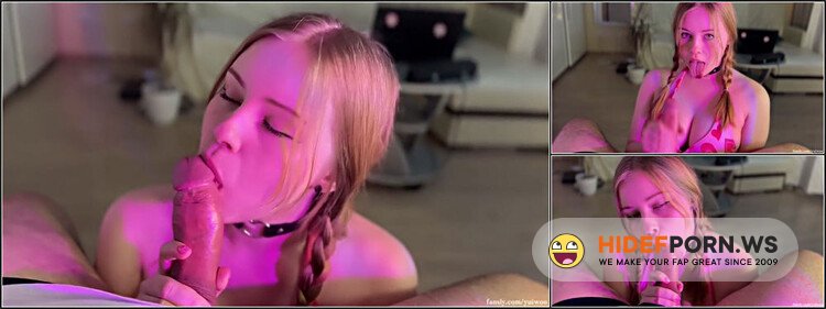 Yuiwoo - Cumshot On BIG TITS Of StepSISTER BLOWJOB [FullHD 1080p]