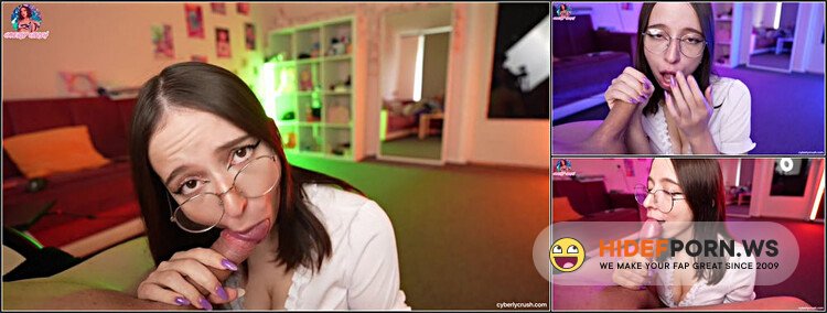 Cyberly Crush - Step Sis Train Her Blowjob Skills On Stepbro s Cock! 4k Video [FullHD 1080p]