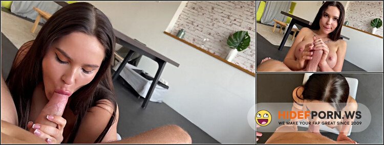 YoYa Grey - POV Sloppy Blowjob Deepthroat And Boobsjob From a Perfect Body Babe - Yoya Grey [FullHD 1080p]