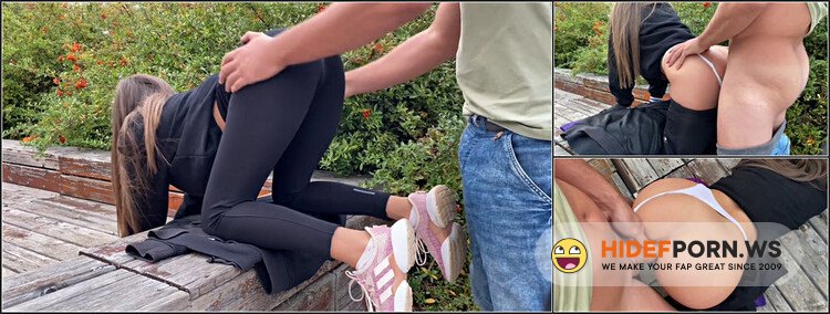 ArrestMe - Public ASS Fuck With Stranger In Backyard Of The Hotel [FullHD 1080p]