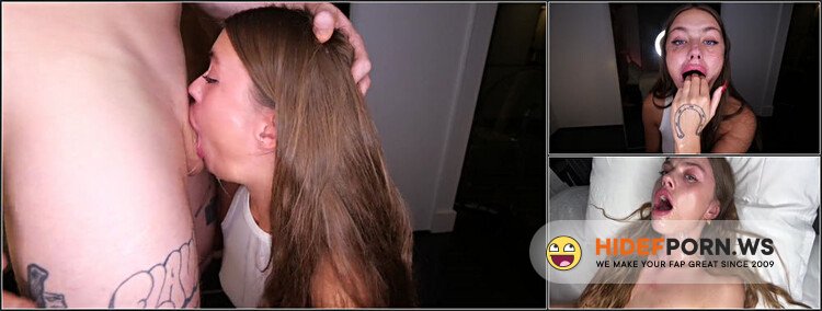 THROAT GOAT! Extra Sloppy Deep Throat And Fucked With Cum On Face! Spit Play Slut! [FullHD 1080p]