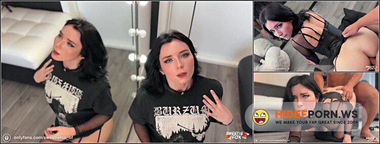 Sweetie Fox -  Anal Hard Fuck With Black Metal Beauty In Stockings And Facial POV [FullHD 1080p]