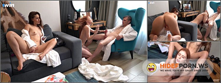 Luna Rishi - I Suck a Dick To a Neighbor Watching Porn, And a Neighbor Milf Jerks Off On Us  Nigonika Top Porn [FullHD 1080p]