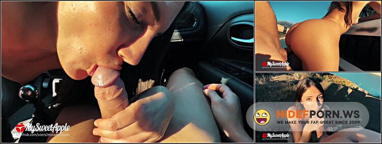 MySweetApple - We Get Horny On a Road Trip And Have To Stop And Fuck - Driving With a Facial [FullHD 1080p]