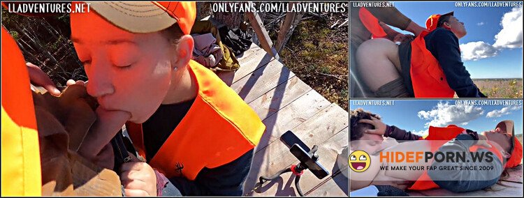 Sexy Teen Slut Needs Dick In Treestand - Outdoors Public [FullHD 1080p]