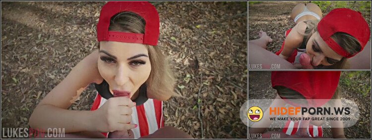 LukesPOV - RISKY OUTDOOR BLOWJOB FROM NINA MILANO Luke Riggs [HD 720p]