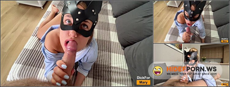 DickForMary - Lots Of Sperm. Amateur Home Sex With Deep Throat And Cock Riding. [FullHD 1080p]