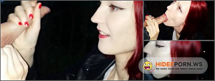 Shinaryen - First Time Public Sloppy Blowjob, Deepthroat, Swallows Cum [FullHD 1080p]