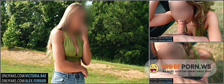 Hot Girl Fucks, Sucks And Swallows A Strangers Cum On The Side Of The Highway [FullHD 1080p]