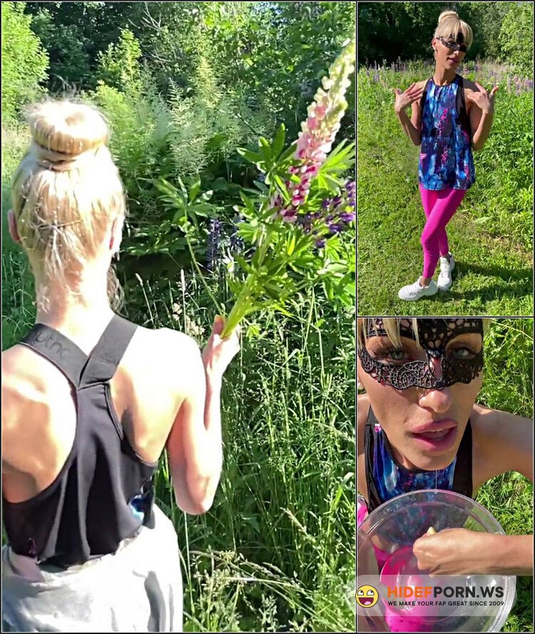 Saliva Bunny - I Want You To Pee In My Mouth - a Thirsty Jogger Performs a Blowjob In Public Park | Saliva Bunny [FullHD 1080p]