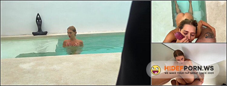 Californiababe - Fuck With Naked Stepsis In The Pool While Parents Are Not At Home [FullHD 1080p]