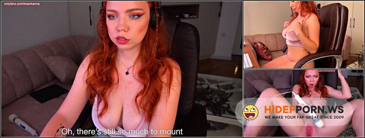 Red-Haired Schoolgirl Uses a Massager To Get An Orgasm! SQUIRT As It Is! Whole Floor Is Squirting! [FullHD 1080p]