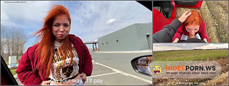 Stranger Swallows Dick To The Throat! Lots Of Cum In Public! [FullHD 1080p]