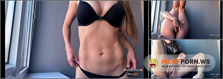 Melissa Burn - The Baby Is In Hurry To Cum Sitting On The Window In Front Of The Neighbors [FullHD 1080p]