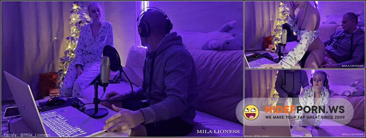 Mila Lioness - The Stepson Sweetly Fucked a Wet, Insatiable Stepmom For Interfering In a Video Game Stream [FullHD 1080p]