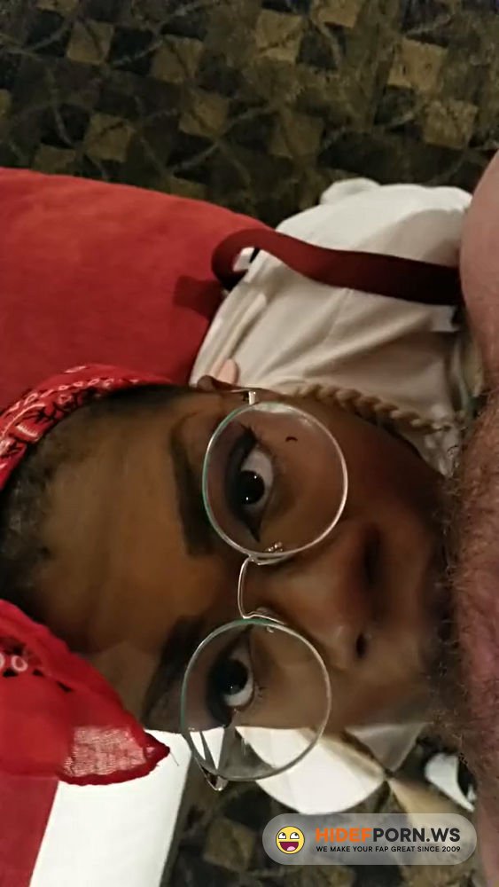 Black Barbie Eagerly Goes To Town On a White Doms Cock. CUMSHOT INC. [FullHD 1080p]
