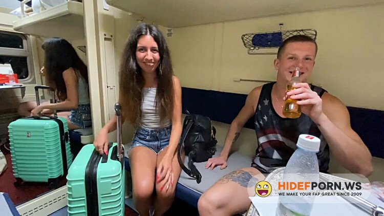 A Cute Girl From The Station Turned Out To Be a Neighbor On The Train And We Fucked Her Together [FullHD 1080p]