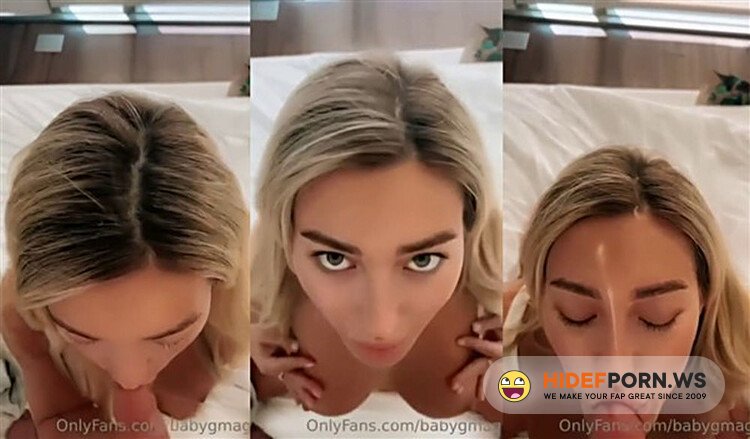Onlyfans - BabyG POV Blowjob Video Leaked [HD 720p]