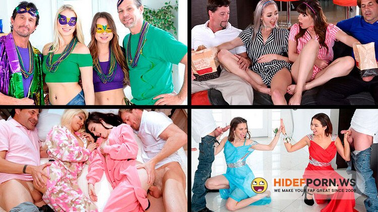 TeamSkeet.com/TeamSkeetSelect.com - Dolly Leigh and Alison Rey and Joseline Kelly and Etc - Hot Daughter Swapping Fuck Compilation [HD 720p]