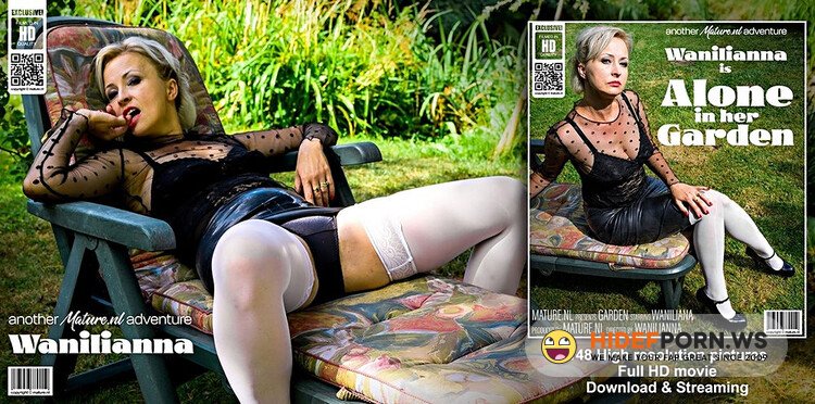 Mature.nl - Wanilianna (46) - MILF Wanilianna plays with her shaved pussy in the garden [Full HD 1080p]