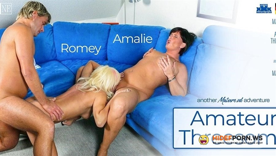 Mature - Amalie - Horny German Ladies Sharing One Hard Cock In A Amateur Threesome [2024/FullHD]