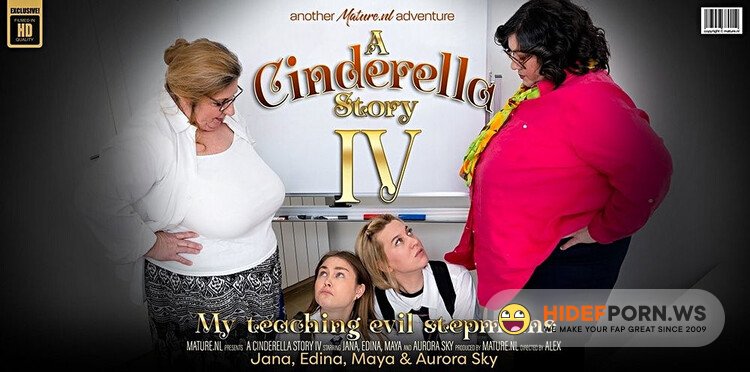 Mature.nl - Aurora Sky (25), Edina (54), Jana (60), Maya (24) - The evil stepmoms are back and now they are the kinkiest teachers young Maya and her friend Aurora S [Full HD 1080p]