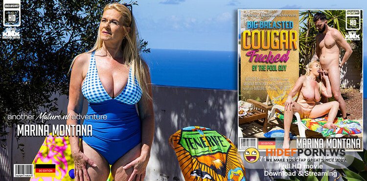 Mature.nl - Marina Montana (EU) (55), Stefan Steel (36): Big breasted cougar Marina Montana gets fucked at the poolside under the hot sun [FullHD 1080p]