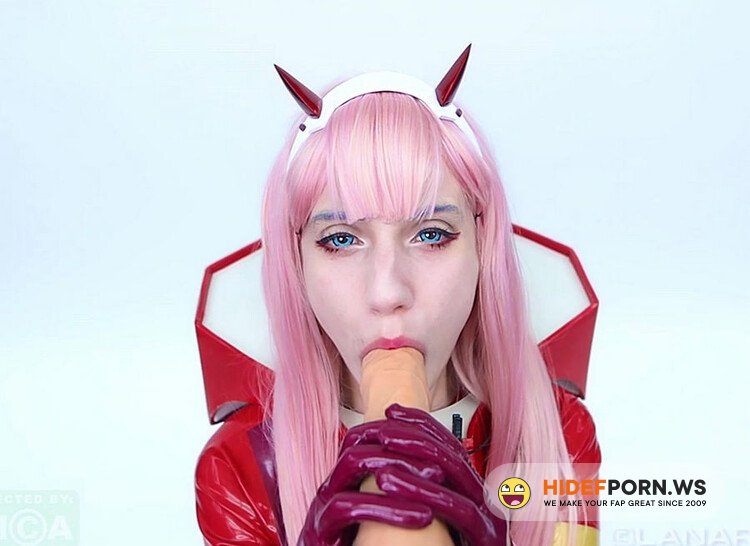 ManyVids.com - Lana Rain : Zero Two Blowjob and Cum Swallow Obsession [FullHD 1080p]