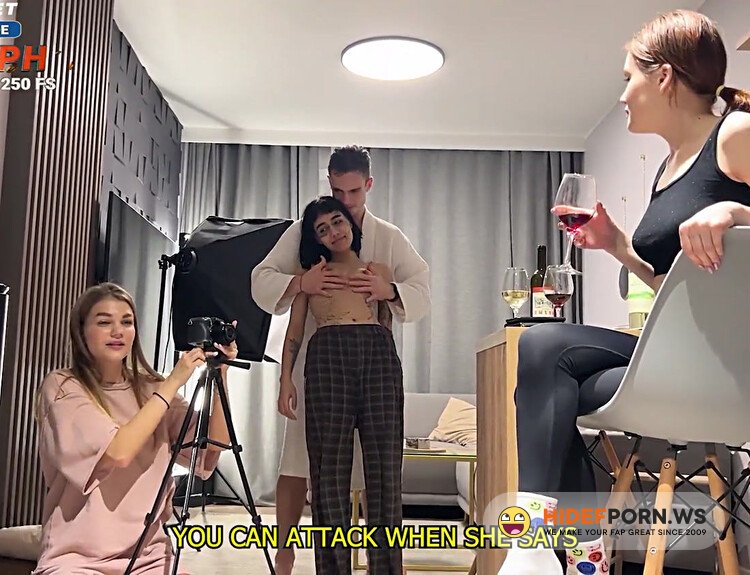 College Party Sex Orgy At Student Bash - Group Sex Gangbang With Three Babes [FullHD 1080p]