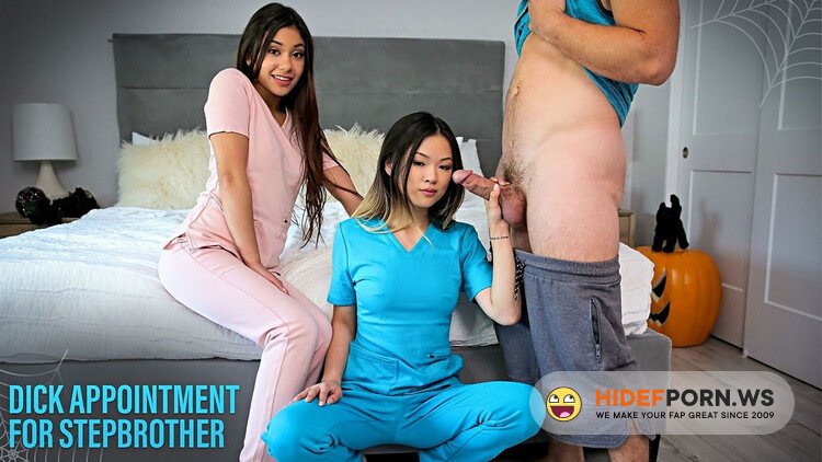 BrattySis - Lulu Chu & Xxlayna Marie - Dick Appointment For Stepbrother [Full HD 1080p]