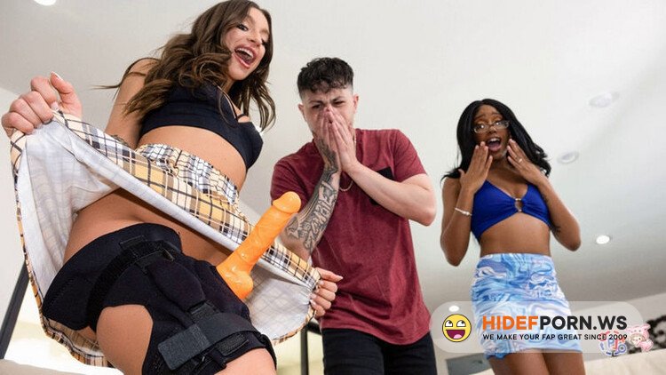 HotAndMean.com/Brazzers.com - Lacey London And April Olsen Eye On Her Thigh Strap On [FullHD 1080p]