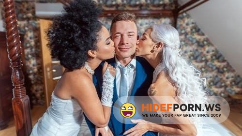 Bride4K - Veronica Leal, Selva Lapiedra - Happily Ever After Threesome [2024/SD]