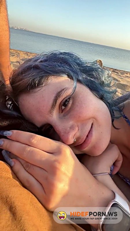Sex On a Public Beach After Kebabs - reampie For 18 Year Old Cute Girl - Darcy Dark [FullHD 1080p]