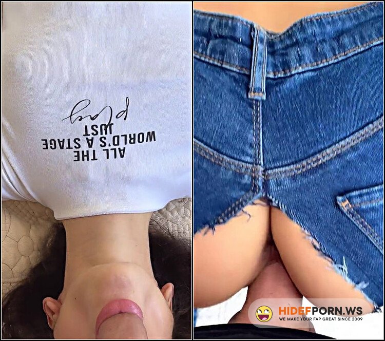 Squir7een - Tiny Horny Stepsister In Ripped Jeans Was Caught Watching Porn And Got Pussy Full Of Cum -Squir7een [FullHD 1080p]