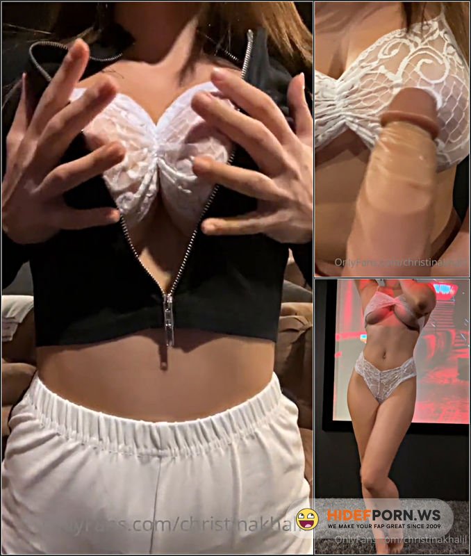 Onlyfans - Christina Khalil Movie Theater Blowjob Video Leaked [FullHD 1080p]