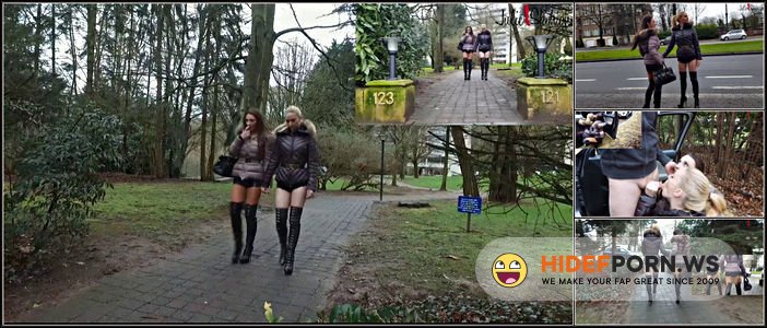 ManyVids - Julieskyhigh Julie And Lucy Do Blowjob In The Street [HD 720p] - 2025