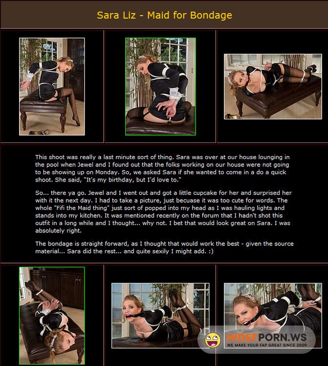 BondageCafe.com - Sara Liz - Maid for Bondage [HD 720p]