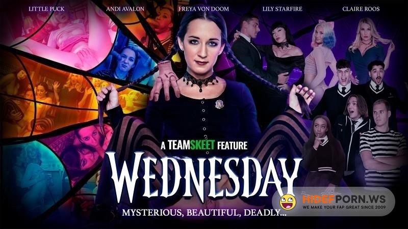 TeamSkeetFeatures - Freya Von Doom, Claire Roos, Lily Starfire, Little Puck, Andi Avalon - Wednesday [2025/SD]