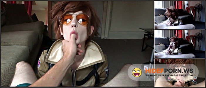 ManyVids - TRACER HERE Eager Cock Edged Into Oral Creampie Bliss [HD 720p] - 2025