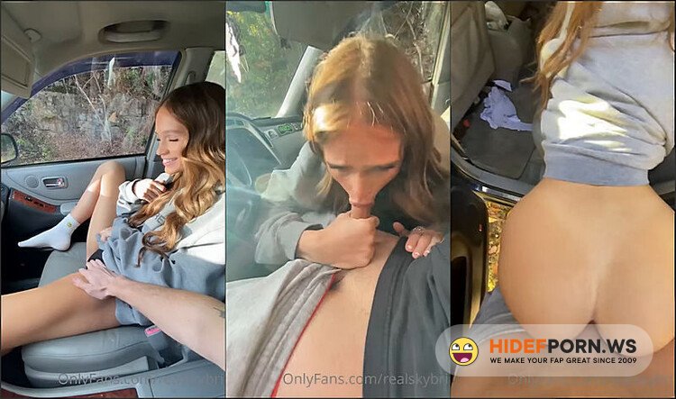 Onlyfans - Sky Bri 21 Jan 2025 Sat On Cock In Car [SD 852p] - 2025