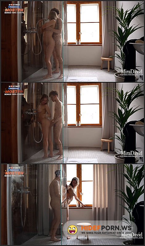 PornHub - Amateur Couple Having Hot Intense Fuck In The Shower - Mira David [FullHD 1080p] - 2025