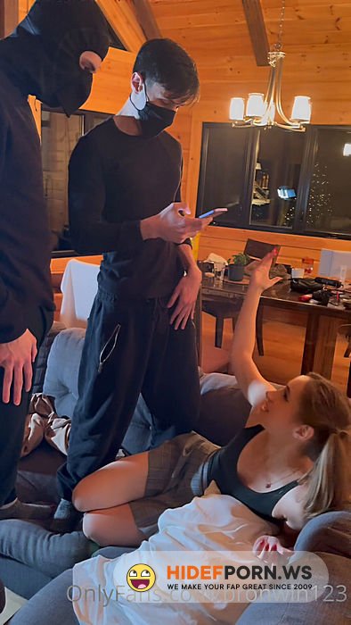 Onlyfans/ManyVids - Bronwin Aurora – Robbers Threesome MMF [SD 1920p] - 2025