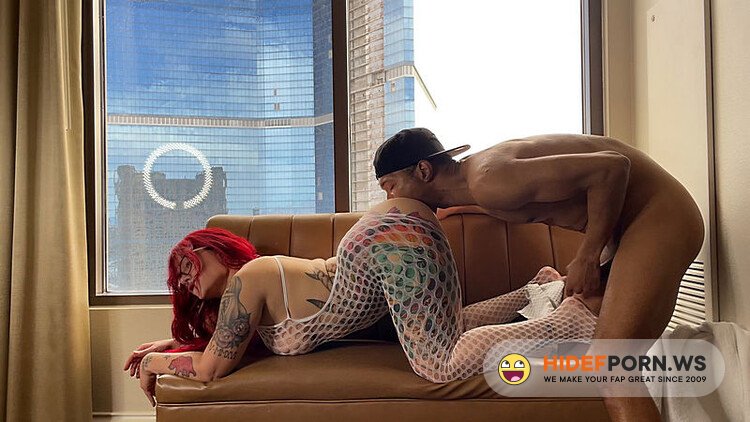 Onlyfans/ManyVids - Mrthroatmonster  Santana Red Gets Huge Creampie [FullHD 1080p] - 2025